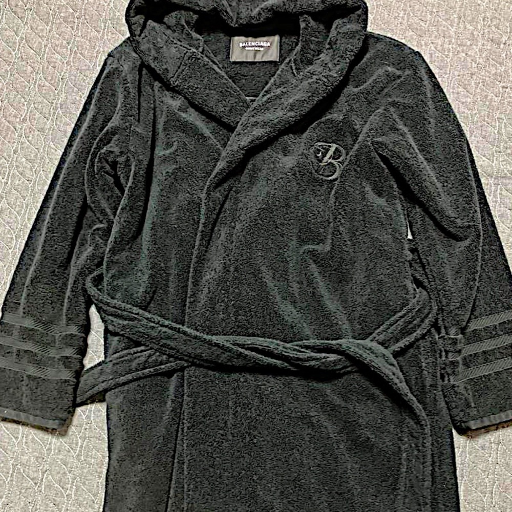 Authentic Balenciaga Black Terry Cloth Hotels & Resorts Collection